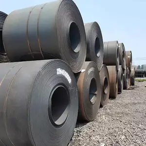 Hot Rolled Carbon Steel Coil Roll 1mm 2mm 4mm 5mm JIS Certified Q195 Q235 Q355 Ss400 Ship Container Plate Punching Available