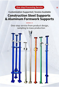 Supporto per Ponteggi <span class=keywords><strong>in</strong></span> Acciaio Zincato <span class=keywords><strong>Regolabile</strong></span>, Durevole, Rivestito <span class=keywords><strong>in</strong></span> Acciaio al Carbonio per Edilizia - Product Image 4