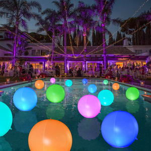 Bán buôn 14 inch IP68 không thấm nước điều khiển từ xa LED năng lượng mặt trời nổi Đèn Hồ bơi cho Phục sinh bên cho vườn bơi Ao - Product Image 1