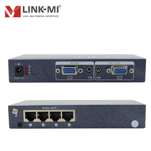 100m/200m/300m 1080P 1x4 <span class=keywords><strong>VGA</strong></span> Extender <span class=keywords><strong>splitter</strong></span> 4 cổng với <span class=keywords><strong>VGA</strong></span> địa phương vòng ra trên CAT5/5E/6 Hỗ trợ màn hình và loa - Product Image 2