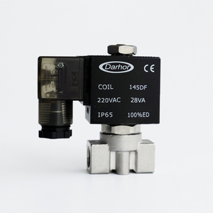 Darhor 2 voies petite taille 1/8 ''1/4'' électrovanne pour gaz SS304 vanne d'eau électrique - Product Image 4