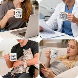 Mug à café <span class=keywords><strong>en</strong></span> céramique amusant pour les amoureux des plantes, 12 oz, avec la citation « Oui, j'ai <span class=keywords><strong>vraiment</strong></span> <span class=keywords><strong>besoin</strong></span> de toutes ces plantes » pour les jardiniers, les mamans et les papas plantes. - Product Image 6