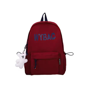 Customized Logo <b>Large</b>-Capacity Nylon <b>Backpack</b> Versatile Fashionable Student Schoolbag with Zipper Personalized for Students - Product Image 2