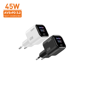อะแดปเตอร์ชาร์จเร็ว Vina แบบปลั๊ก UK 1 พอร์ต USB-C พร้อมหน้าจอ TFT รองรับ GaN ชาร์จเร็ว 45W PD 3.2 ได้รับการรับรองมาตรฐาน ROHS สำหรับ OnePlus Oppo Vivo - Product Image 4