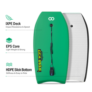 Woowave vente en gros Nouveau design OEM IXPE Bodyboard en mousse pour le <span class=keywords><strong>surf</strong></span> et la natation avec laisse - Product Image 4