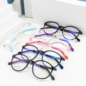 Lunettes ovales Tr90 bloquant la lumière bleue pour enfant, visage petit, printemps 2022, monture complète, verres PC, lunettes de protection unisexes - Product Image 5