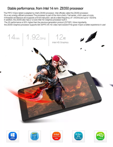Home phone esterno 8.0 pollici Mediatek 2GB + 32/64GB IPS800 * 1280 pixe Baytrail-<span class=keywords><strong>T</strong></span>(Quad-core)Z8350,1.84G window <span class=keywords><strong>10</strong></span> Tablet - Product Image 4