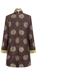 Suministros Funerarios de Estilo Europeo - Conjunto Completo de Atuendo de Duelo de Brocado Nube para el Fallecido, Origen Jiangsu - Product Image 1