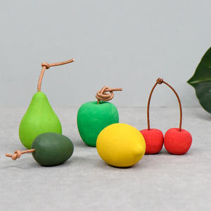 Nuovo prodotto giocattolo in legno personalizzato frutta ciliegia artigianato per il disegno fai da te - Product Image 6