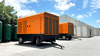 Compresseur d'air portable à moteur diesel pour les opérations sur le terrain