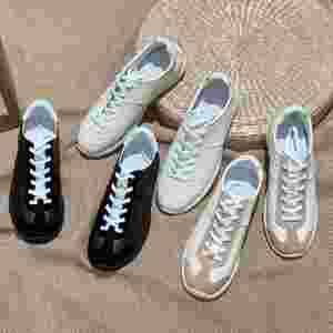 Nouvelles Chaussures Homme Rétro Polyvalentes pour le Bureau et la Carrière, Légères, Antidérapantes, à Lacets, en Cuir Véritable Patchwork, Confortables et Respirantes, Printemps/Été - Product Image 3