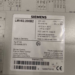 Contrôleur de Combustion Siemens Lmv51.100C2 240 V Modbus Allemagne, Conçu pour Usage Industriel - Product Image 2