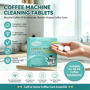 Tablettes de nettoyage pour machine à café de qualité supérieure, détartrant solide efficace pour les moulins et les machines à expresso - Product Image 1