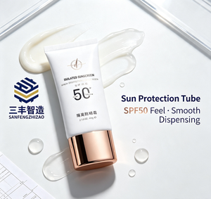 Tubo Cosmético Ovalado Plano de LDPE en Color Personalizado con Tapa de Rosca Electrochapada y Etiquetado con Logotipo Personalizado para Aceite Esencial - Product Image 4