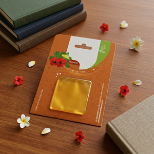 Maschera Profumata <span class=keywords><strong>in</strong></span> Gel di Carta Quadrata 6x6 Portatile per Auto e Casa, Evaporazione Naturale - Product Image 2