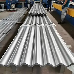 จำหน่ายแผ่นเหล็กลูกฟูกอลูซิงค์ <span class=keywords><strong>แผ่น</strong></span>เหล็กเคลือบอลูซิงค์ 55% Al-Zn รุ่น AZ30 AZ35 AZ40 <span class=keywords><strong>แผ่น</strong></span>หลังคาลูกฟูกกัลวาไนซ์ - Product Image 4