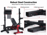 Umet 2026 Nouveau Rack de Musculation Multifonctionnel avec Banc de Musculation Réglable pour la Maison et la Salle de Sport