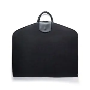 Promotion Leather Composite Cloth Garment Bags Clothing Storage of Shirts Coats Suit Case Travel Bags