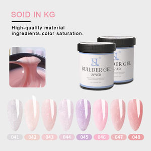 HS Gel Costruttore UV Spesso per Ricostruzione Unghie Camouflage 1kg 5kg Marchio Privato Personalizzato - Product Image 3