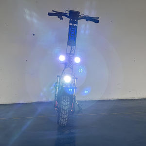 <span class=keywords><strong>Trottinette</strong></span> <span class=keywords><strong>électrique</strong></span> pliable avec grand pneu de 13 pouces, double moteur, logo sur la barre et la plateforme, et logo - Product Image 6