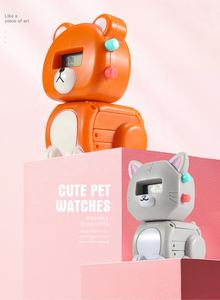 <span class=keywords><strong>Montre</strong></span>-bracelet numérique électronique transformable en robot de dessin animé, jouet de transformation manuel pour enfants - Product Image 4