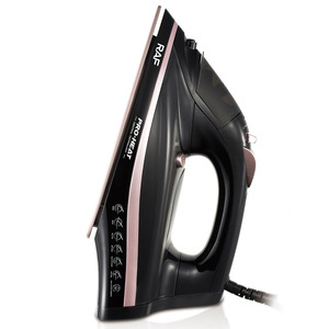 Fer à vapeur électrique professionnel 2600W, vapeur verticale, semelle céramique dorée, réservoir d'eau grande capacité, nouveau modèle - Product Image 3