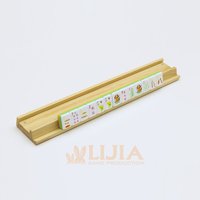 Supports de mahjong couleur noyer de 20 pouces avec poussoirs magnétiques |    Accessoires en bois pour jeu de Mahjong |   Certifié EN71 ASTM