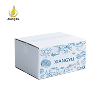 Boîte d'expédition en carton ondulé personnalisée de qualité alimentaire, résistante à l'eau, avec lamination mate, pour la chaîne du froid et les aliments frais, export