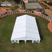 Tente en aluminium résistante au vent pour événements, tente de mariage pour 100 à 200 invités, 300 à 500 personnes