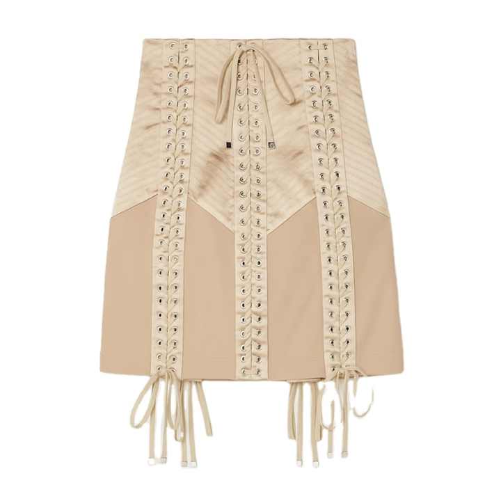 Fulton Colorblock Lace Mini Skirt