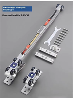 Rail de porte coulissante de cuisine à double amortissement silencieux en aluminium, design moderne Jin Yingxin, roue de suspension à double sens, poulie de 10 mm
