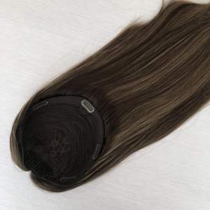 Qingdao Factory European 100% Virgen Cutícula Cabello Mutidireccional Parte libre Kosher Kippa Otoño Base de seda judía Topper - Product Image 6