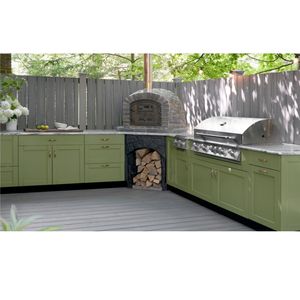 Nuovo Design Australiano Griglia a Gas Verde Stile Shaker Personalizzata in Acciaio Inox 304 Mobili da Cucina <span class=keywords><strong>per</strong></span> <span class=keywords><strong>Balcone</strong></span> <span class=keywords><strong>Esterno</strong></span> - Product Image 1