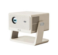 Proyector de Video Inteligente Nativo 1080P, 400 ANSI Lúmenes, Cine en Casa, Juegos 3D, Reuniones, Digital, Wifi, 4K, Proyector para Exteriores