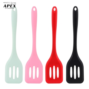 Espátula ranurada de silicona, espátula de silicona resistente al calor, juego de espátula de pescado ranurado - Product Image 3