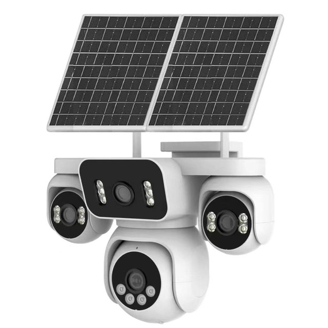 PIX-LINK 2026 New AOV 4 Lens Smart AI Wireless Solar Power Camera 12X Digital Zoom 4G CCTV Security IP Camera Outdoor Support