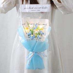 Fait à la main enchanté LED lumières verre dôme éternel tissé fleur fête des mères noë<span class=keywords><strong>l</strong></span> dos école chinois nouvel an cadeaux pour - Product Image 5