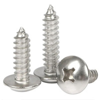 M1.2 M1.4 M1.6 M1.8 M2 M2.2 M2.5 M3 M4 M5 acier zingué filetage autotaraudeur formant vis PT pour plastique