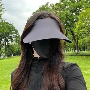 Chapeau de sport d'<span class=keywords><strong>été</strong></span> pour <span class=keywords><strong>femme</strong></span> avec grand avant-toit vide et visière de protection UV intégrée <span class=keywords><strong>Bonnet</strong></span> pliable et sans trace - Product Image 3