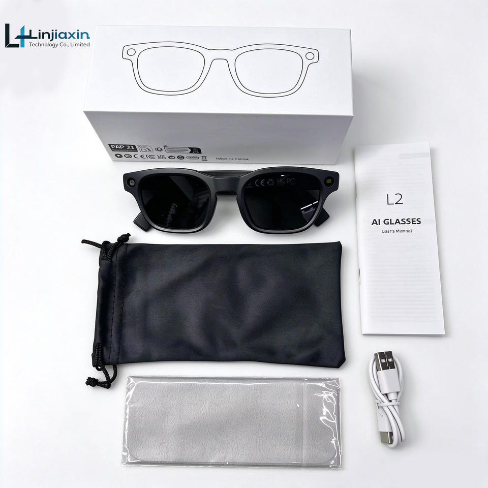 L2 Cross-border AI Translation Smart Glasses 8MP Camera Wi-Fi ...