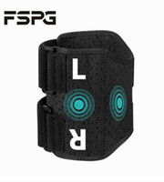 FSPG néoprène tricoté genouillère coussinets de pression souples pour le soulagement de la sciatique coudières et genouillères Protection contre la douleur