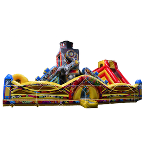 Castello gonfiabile interattivo dei <span class=keywords><strong>giochi</strong></span> gonfiabili del corso ad ostacoli del <span class=keywords><strong>Robot</strong></span> <span class=keywords><strong>con</strong></span> le caratteristiche rimbalzanti - Product Image 4