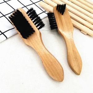 Spazzola per Lucidare Scarpe con Manico in Legno Multifunzionale Setole in Pelo di Cavallo Tre Lati Puro - Product Image 6