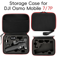 Sac de rangement portable, étui de transport, édition standard, boîte tout-en-un pour accessoires de caméra sportive Osmo Mobile 7/7P, PU