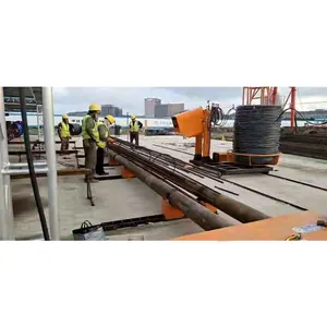 Rebar pile cage wire reinforcement welding machine