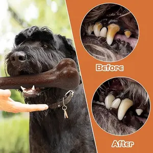 Rompecabezas interactivo indestructible personalizado al por mayor Benebone Wishbone juguete masticable duradero para perros para masticadores agresivos