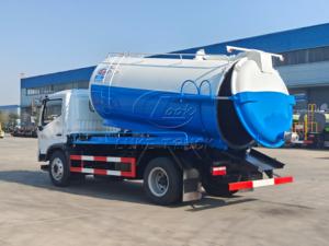 4x2 DFAC Vacuum Truck Water Ring Vacuum Pump Stable in Hot Weather, Powerful Suction for Sewage, Feces and Sludge Transportation - Product Image 4