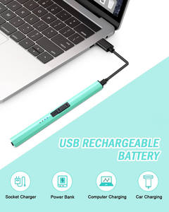 Vintage Custom Logo Smart <b>Refillable</b> Electric Smoking Kitchen Lighter Rechargeable USB Charge ARC Lighter for <b>Candle</b> - Product Image 5