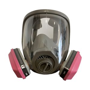 หน้ากากกรองอากาศแบบเต็มหน้าทำจากซิลิโคนหน้ากากป้องกันก๊าซพิษด้วยสารเคมี - Product Image 4