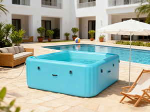 Khổng lồ thả khâu Hồ bơi bơm hơi di động Hồ bơi bơm hơi ngoài trời hồ bơi lặn bơm hơi cho mùa hè gia đình nước vui vẻ - Product Image 1